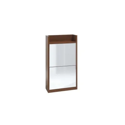 Maconi Scarpiera Family 872 in legno con specchio da 8 paia serie Shoe Holder collection - profondita' 26 cm