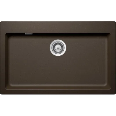 Schock Lavello una vasca SIGNUS N100XL SIGN100A87 finitura bronze da 79x50 cm