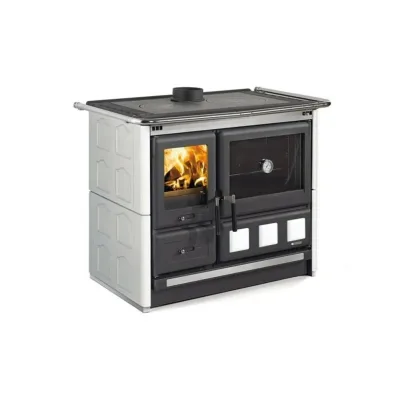 La Nordica Stufa a legna ROSA XXL VST.16 MAIOLICA 3003771 finitura bianco infinity
