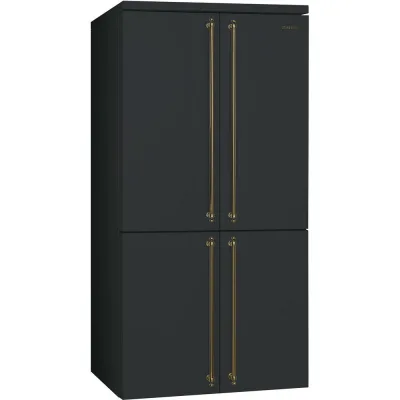 Smeg Frigorifero side by side 4 porte a libera installazione FQ60CAO6 finitura antracite da 92 cm - IN PROMOZIONE FINO AL 30/06