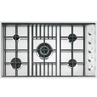 Barazza Piano cottura a gas LAB 1PLB5 finitura inox satinato da 87 cm