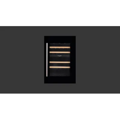 Fulgor Cantina vini da incasso FWC 8800 TC GBK finitura vetro nero da 60 cm