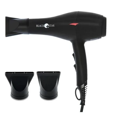 Asciugacapelli phon Black Star turbo piuma 1700 watt