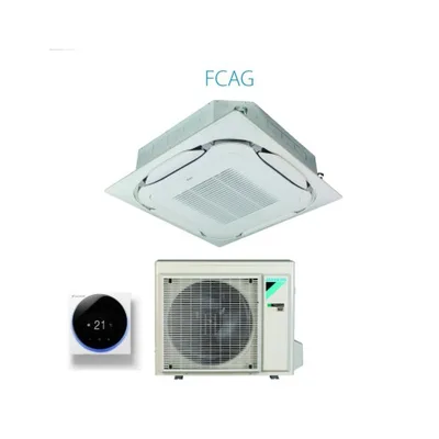 Climatizzatore Condizionatore Daikin Bluevolution a Cassetta Round Flow 24000 BTU FCAG71B R-32 Wi-Fi Optional con Comando a Filo
