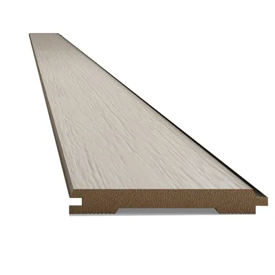 Profilo pannello doga murale 3D decorativo in duropolimero rovere sbiancato 100x13x2000 mm (minimo 5pz)