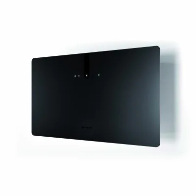 PRONTA CONSEGNA - Faber Cappa a parete GLAM FIT ZERO DRIP PLUS BK M A80 330.0615.738 finitura vetro nero opaco da 80 cm