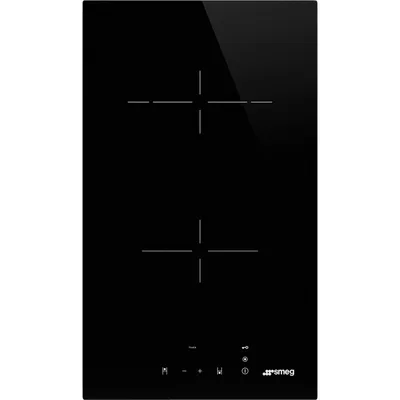 Smeg Piano cottura ceramico SE232TD2 in vetroceramica nero da 30 cm