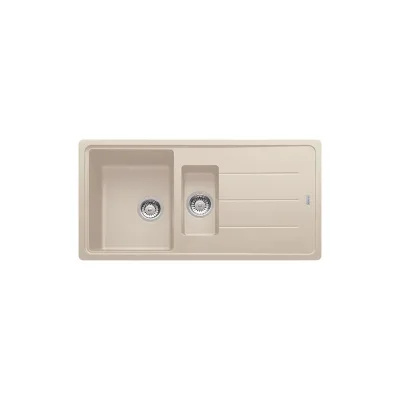 Franke: Lavello una vasca con vaschetta e gocciolatoio Boston BFG 651 114.0276.131 finitura fragranite sahara da 97x50 cm