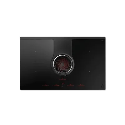 Elica Piano cottura a induzione con cappa NIKOLATESLA ONE HP RAW BR/A/83 PRF0200577 in vetro nero opaco da 83 cm