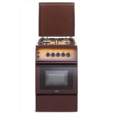 De Longhi Cucina a libera installazione DL554GK2 a 4 fuochi e forno a gas finitura coppertone da 50 cm