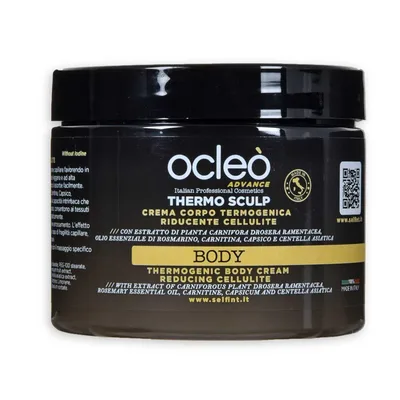 OCLEO' CREMA CORPO TERMOGENICA Massaggio Riducente Cellulite 500ml