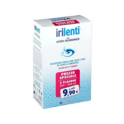 IRILENTI PLUS SOLUZIONE UNICA PER LENTI A CONTATTI 360ML+360ML