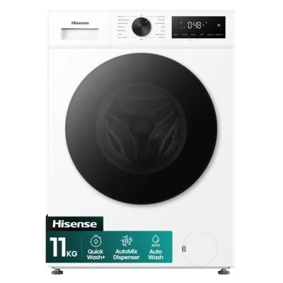 Hisense: Lavatrice a carica frontale a libera installazione WF1I1142BWL2 finitura bianco da 59 cm
