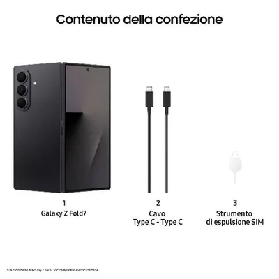 GALAXY Z FOLD7 12+512GB BLACK SM-F966BZKCEUE