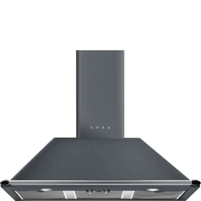 Smeg S Cappa aspirante a parete KT100GRE finitura Slate Grey da 100 cm
