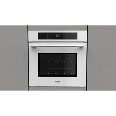 Fulgor Forno elettronico pirolitico FCPO 6215 P TEM WH finitura vetro bianco da 60 cm