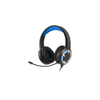 CUFFIE DA GAMING NGS GHX-510 con Microfono USB 2.0 flessibile Illuminazione LED blu