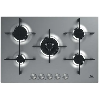 Master Kitchen Piano cottura a gas MKHG 7541 EDS-FTC XS finitura acciaio inox da 75 cm