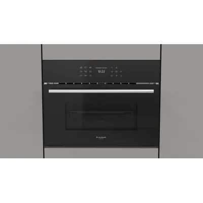 Fulgor Forno microonde combinato FCMO 4510 TEM BK finitura vetro nero da 60 cm
