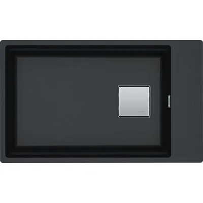 Franke: Lavello una vasca Vasche Kubus 2 Sottotop KNG 110-62 125.0529.612 finitura fragranite nero da 62x42 cm