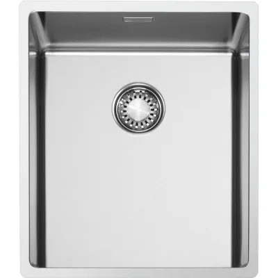 Smeg S Lavello una vasca VR12S34 finitura acciaio inox da 38.2x44 cm - Filotop/Flat/Sottotop - PROMOZIONE ATTIVA FINO AL 19/10