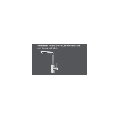 Barazza Miscelatore monocomando con doccia estraibile 1RUBL1D finitura inox cromato - PROMOZIONE ATTIVA FINO AL 19/10