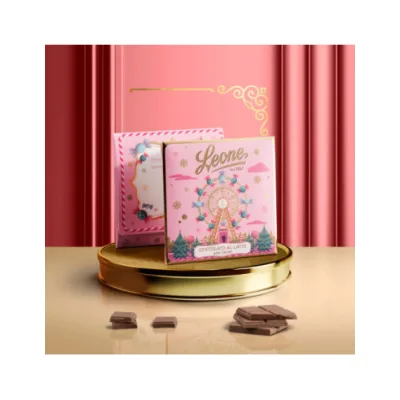 PASTIGLIE LEONE BIGLIETTO AUGURI TAVOLETTA LATTE 40% 70G