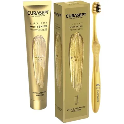 CURASEPT GOLD LUXURY WHITE75ML