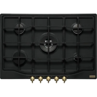 Franke: Piano cottura a gas da incasso FHCL 755 106.0739.527 finitura nero da 75 cm