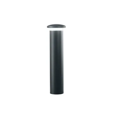 Paletto per esterni antracite in alluminio, LED 10W, CCT, 20.9x75.5cm