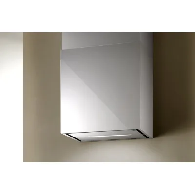 Airone Cappa a parete Rubik Evo finitura acciaio AISI 430 da 40 cm