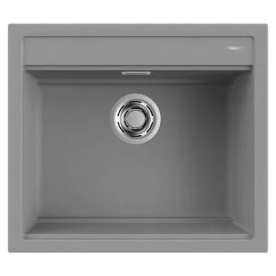 Elleci Lavello una vasca BEST 105 LGB10548 finitura composito G48 cemento da 57x51 cm