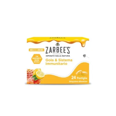 ZARBEE'S GOLA&IMMUNITA' MIELE LIMONE 24 PASTIGLIE