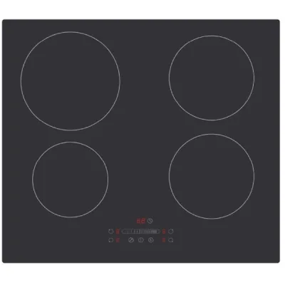 Midea Comfee Piano cottura a induzione MC-IF7454AJ1-A in vetroceramica nero da 60 cm