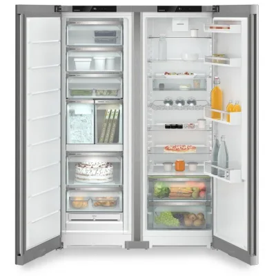 Liebherr Frigorifero side by side a libera installazione XRFsf 5240 finitura SteelFinish/argento da 123 cm