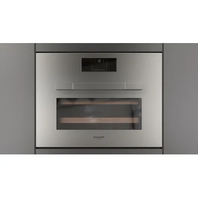 Fulgor Cantina vini da incasso FUWC 4500 TC FO IX finitura acciaio inox da 60 cm