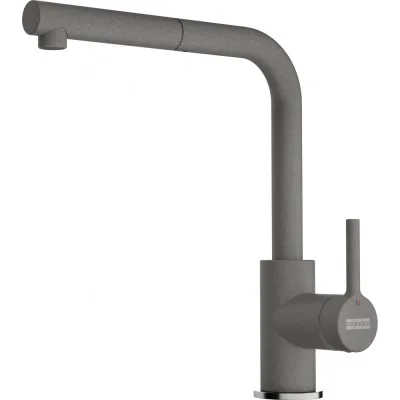Franke: Miscelatore monocomando Lina L Doccia 115.0728.486 finitura stone grey