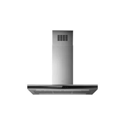 Elica Cappa aspirante a isola ADÉLE IS BLIX/A/90 X 60 PRF0167313 finitura inox/vetro nero da 90 cm
