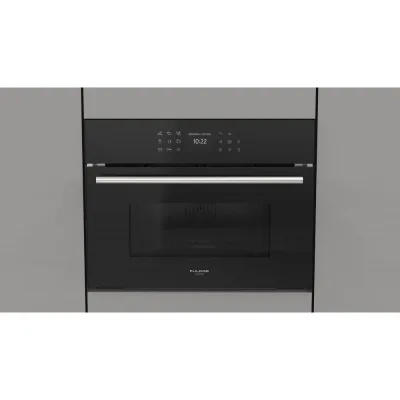 Fulgor Forno microonde con grill FGMO 4508 TEM BK finitura vetro nero da 60 cm
