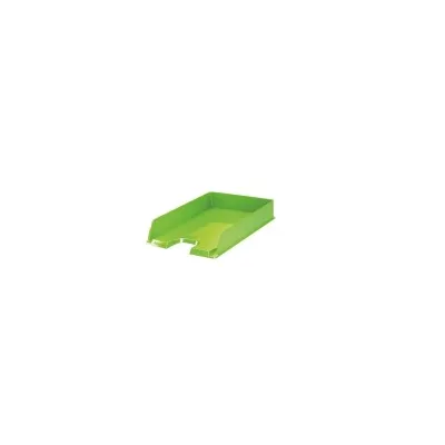 Esselte Europost Vivida Vassoio Documenti Formato Verticale A4 Spazio per Etichetta di Identificazione Colore VERDE