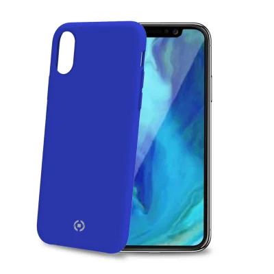 CELLY FEELING COVER IPHONE XS MAX BLUE FEELING999BL