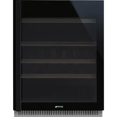 Smeg S Cantina vini sottotop CVI638RN3 finitura vetro nero da 60 cm - Cerniera a destra - PROMOZIONE ATTIVA FINO AL 19/10