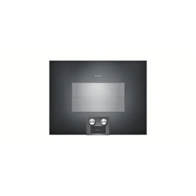 Gaggenau Forno combinato a vapore con comandi in basso e cerniere a sinistra da incasso BS475102 finitura antracite da 60 cm