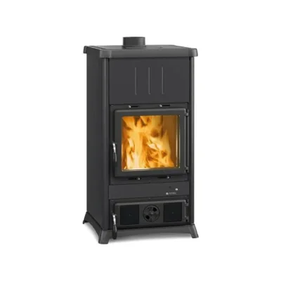La Nordica Stufa a legna FEDORA.16 STEEL 3000830 finitura nero antracite
