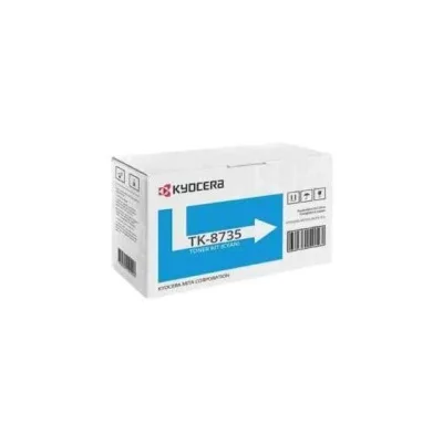 TONER ORIGINALE KYOCERA TK8735 TK-8735C CIANO 1T02XNCNL0 TASKALFA 7052CI