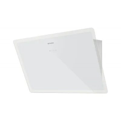 Faber Cappa a parete GLAM-LIGHT EV8+ WH/T A80 110.0456.143 finitura vetro bianco e trasparente da 80 cm