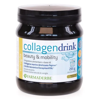 Farmaderbe Collagen Drink Vaniglia Integratore Pelle E Articolazioni 295 g