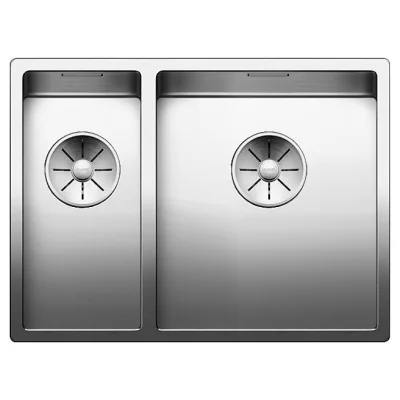 Blanco | Lavello una vasca DX con vaschetta CLARON 340/180-U 1517227 in acciaio inox da 58.5x44 cm - Sottotop