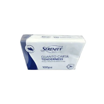 SERENITY SKINCARE GUANTO CARTA 100PZ