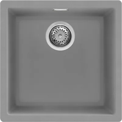 Smeg S Lavello una vasca VZP45CT finitura cemento da 45.6x45.6 cm - Sopratop/Sottotop - IN PROMOZIONE FINO AL 6/07